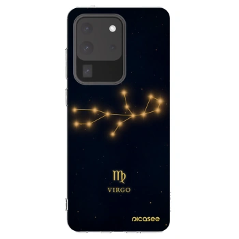 Picasee Samsung Galaxy S20 Ultra 5G G988F Hülle - Transparentes Silikon - VIRGO