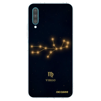 Picasee Samsung Galaxy A30s A307F Hülle - Transparentes Silikon - VIRGO