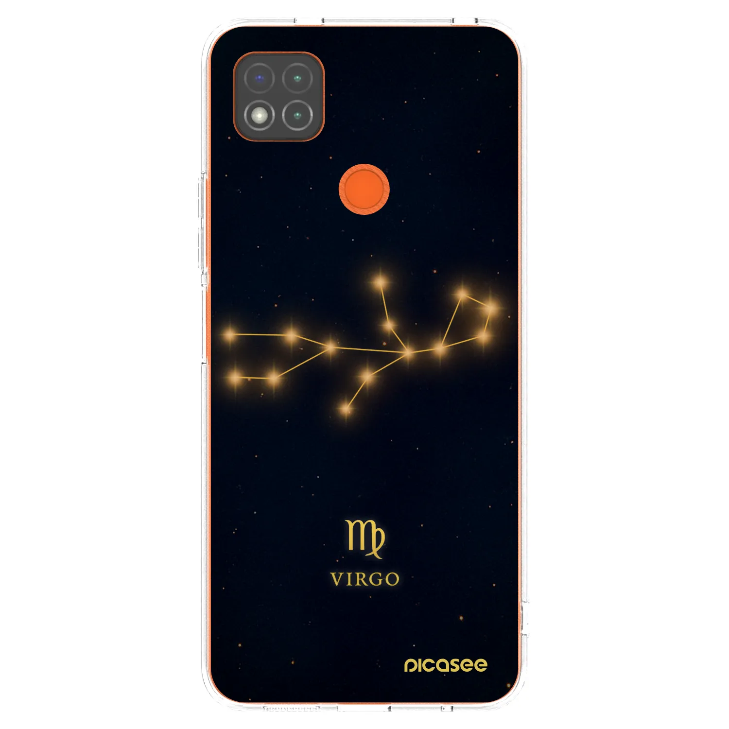 Picasee Xiaomi Redmi 9C Hülle - Transparentes Silikon - VIRGO