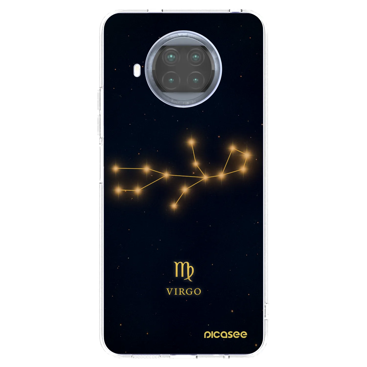 Picasee Xiaomi Mi 10T Lite Hülle - Transparentes Silikon - VIRGO
