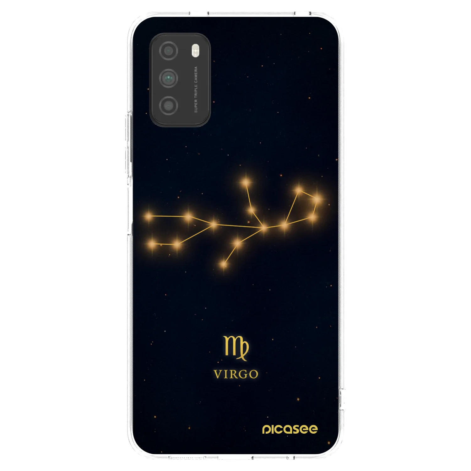 Picasee Xiaomi Poco M3 Hülle - Transparentes Silikon - VIRGO