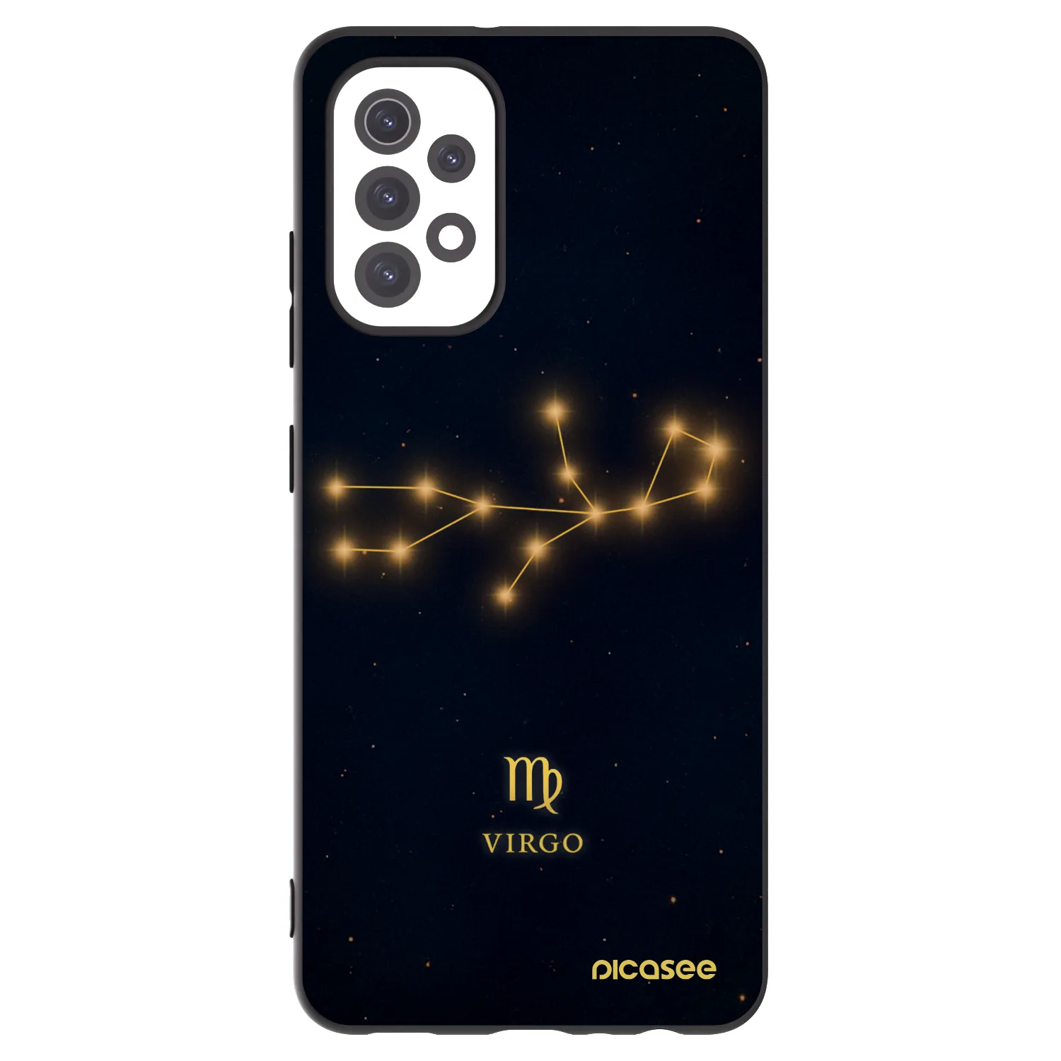 Picasee Samsung Galaxy A32 5G A326B Hülle - Schwarzes Silikon - VIRGO