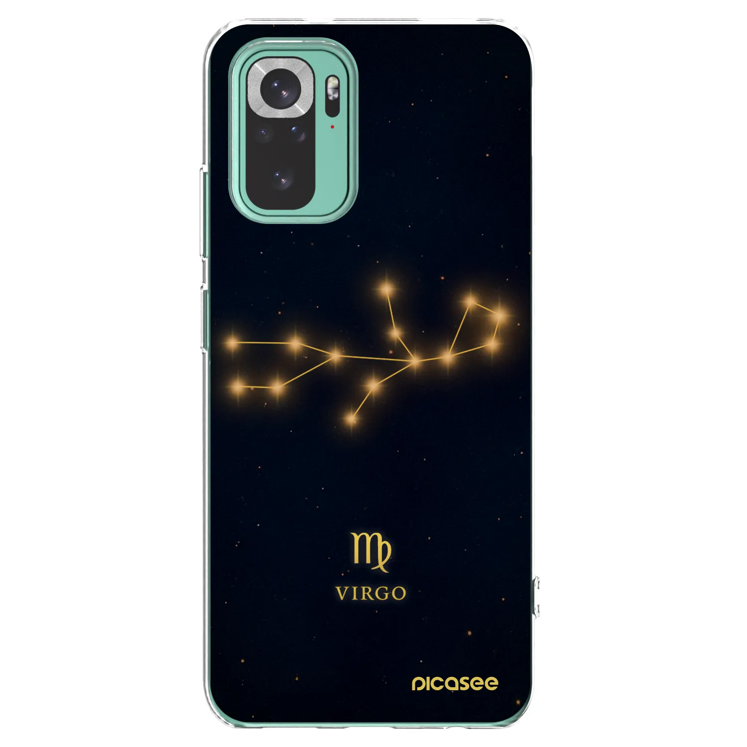 Picasee Xiaomi Redmi Note 10 Pro Hülle - Transparentes Silikon - VIRGO