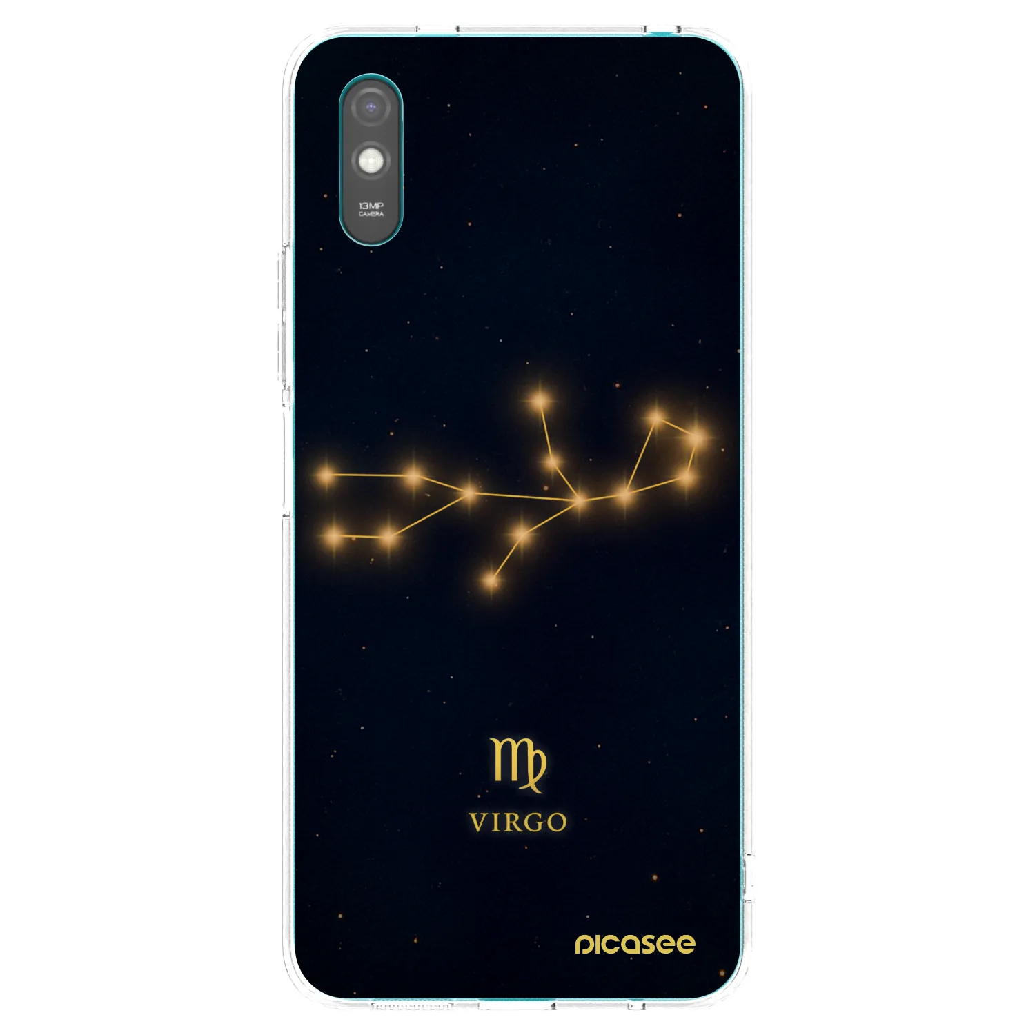 Picasee Xiaomi Redmi 9AT Hülle - Transparentes Silikon - VIRGO