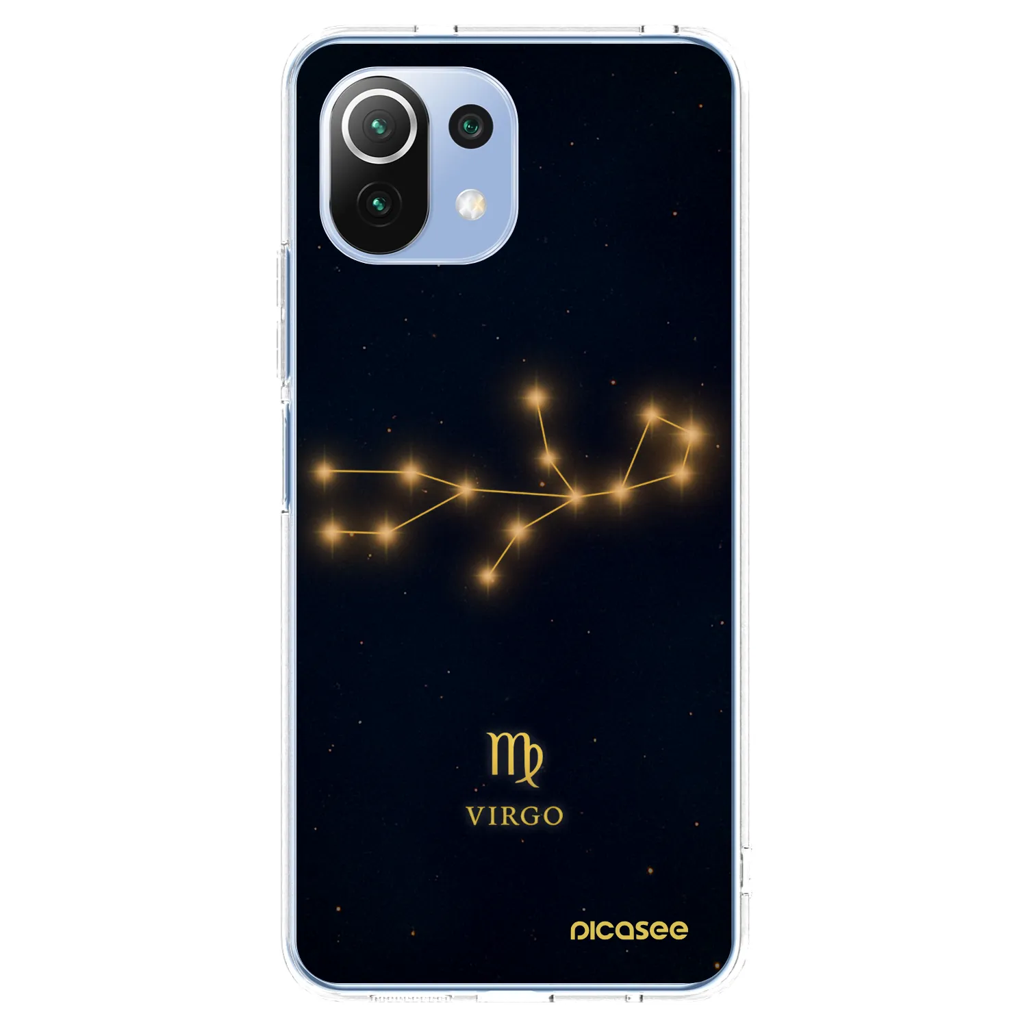Picasee Xiaomi Mi 11 Lite Hülle - Transparentes Silikon - VIRGO