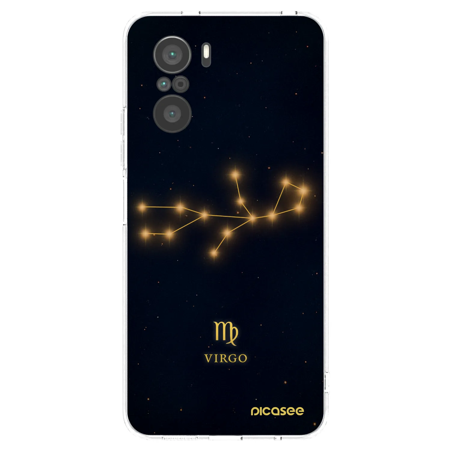 Picasee Xiaomi Poco F3 Hülle - Transparentes Silikon - VIRGO