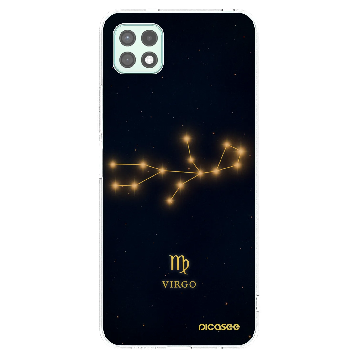 Picasee Samsung Galaxy A22 A226B 5G Hülle - Transparentes Silikon - VIRGO