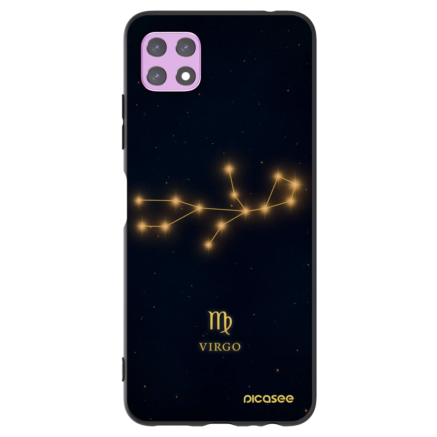 Picasee Samsung Galaxy A22 A226B 5G Hülle - Schwarzes Silikon - VIRGO