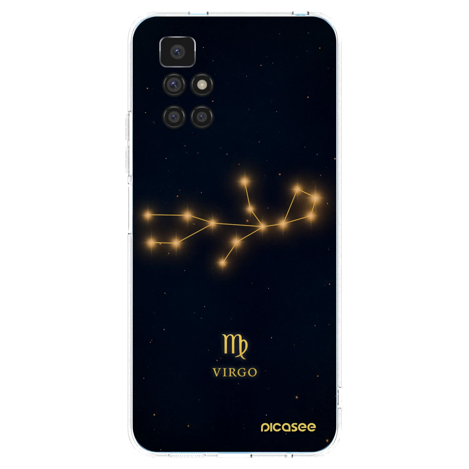 Picasee Xiaomi Redmi 10 Hülle - Transparentes Silikon - VIRGO