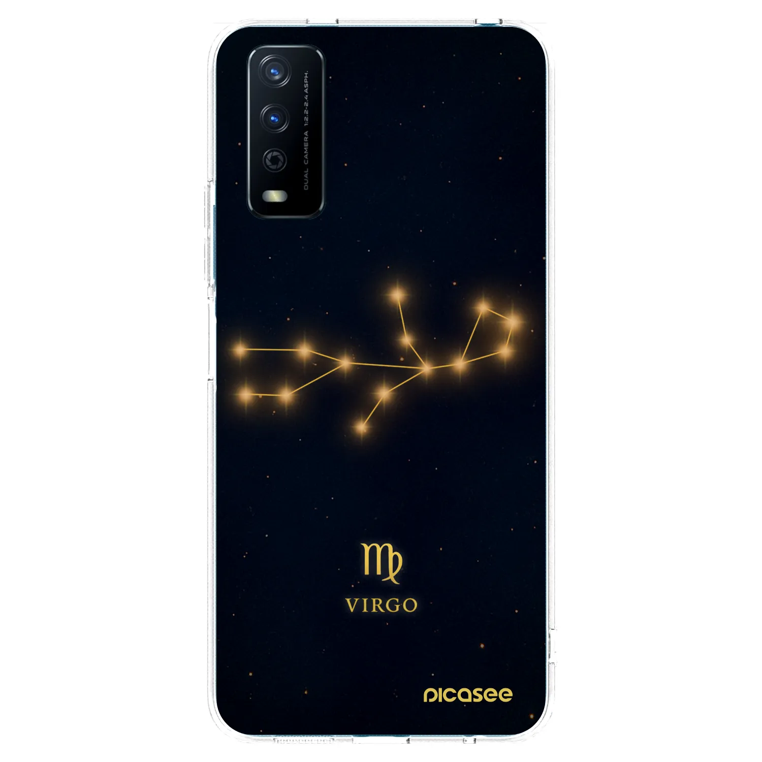 Picasee Vivo Y11s Hülle - Transparentes Silikon - VIRGO