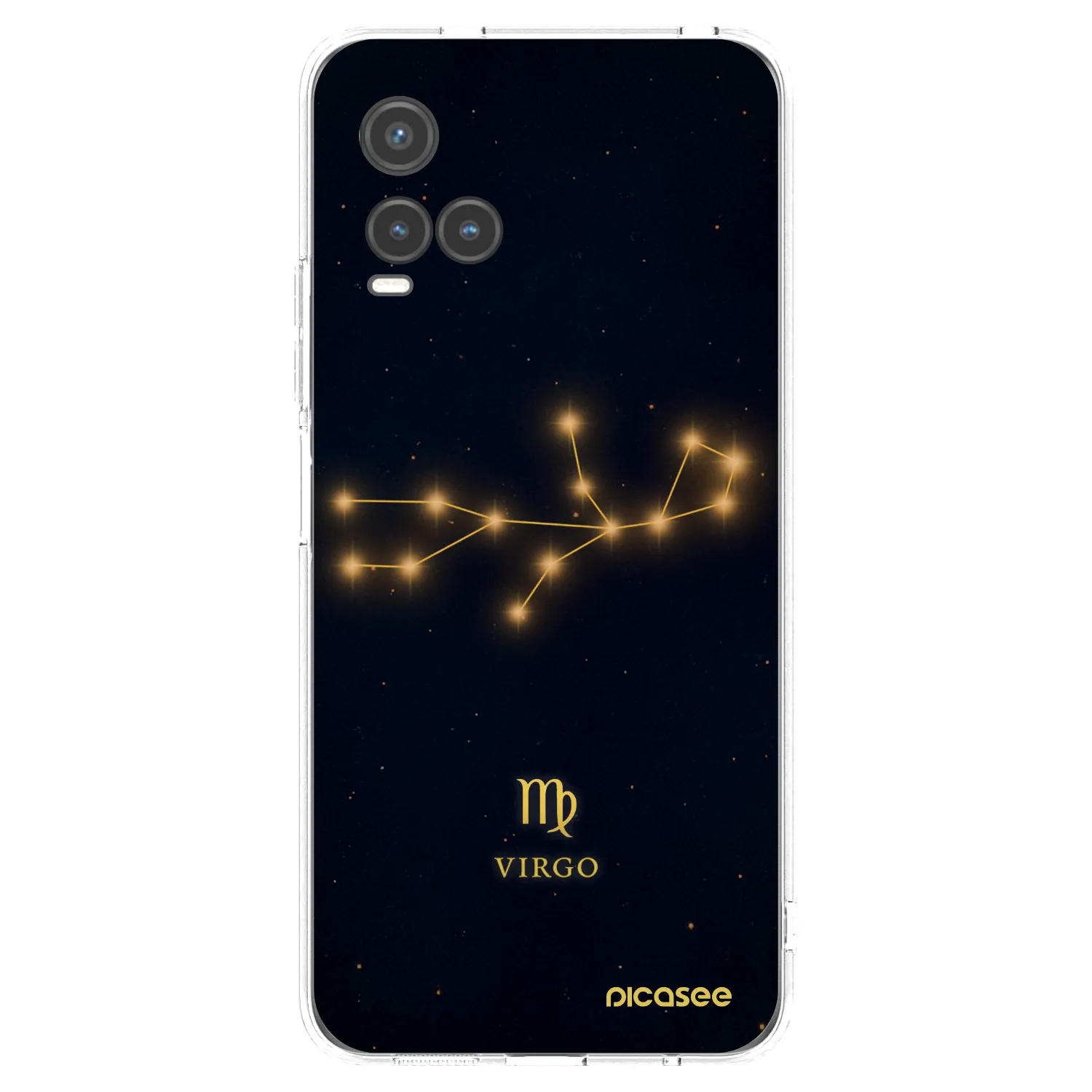 Picasee Vivo Y33s Hülle - Transparentes Silikon - VIRGO