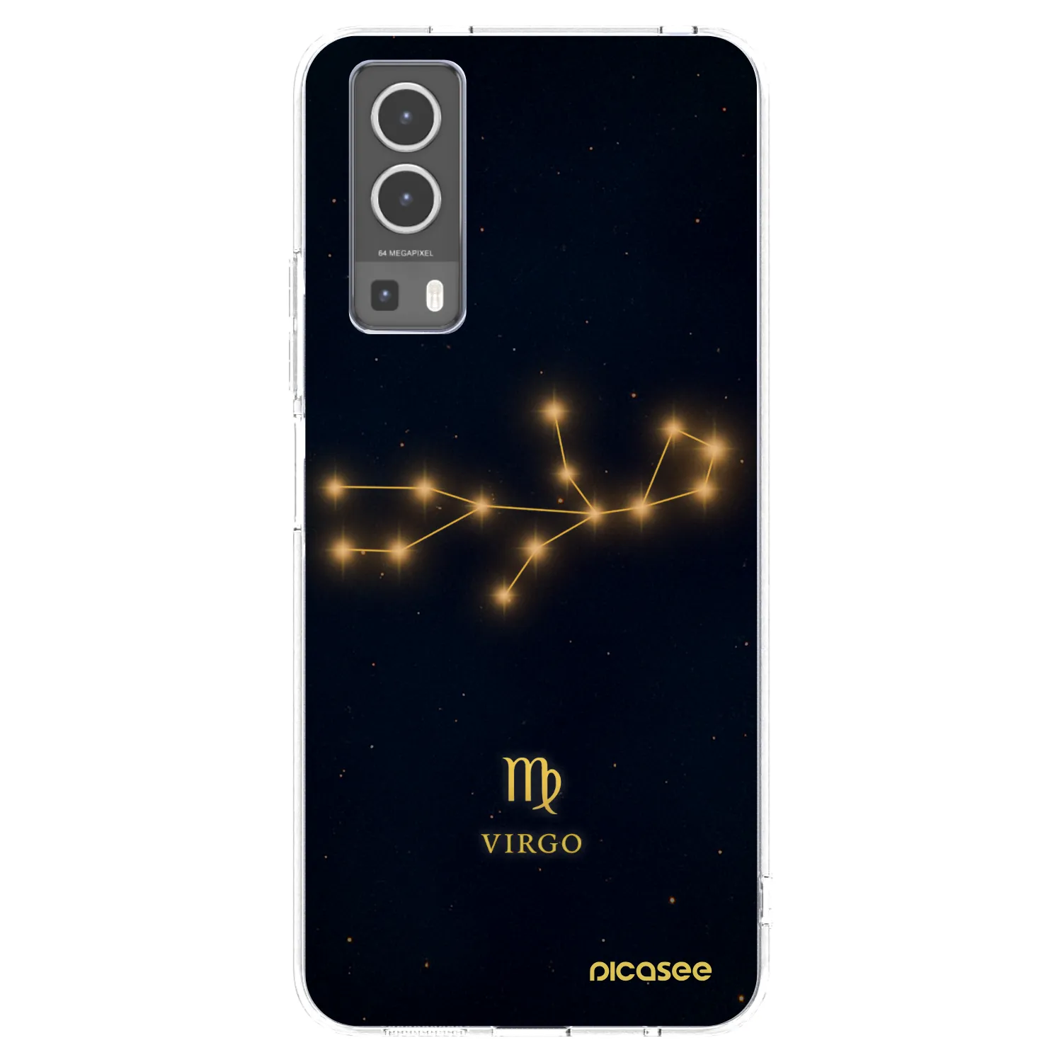 Picasee Vivo Y72 5G Hülle - Transparentes Silikon - VIRGO