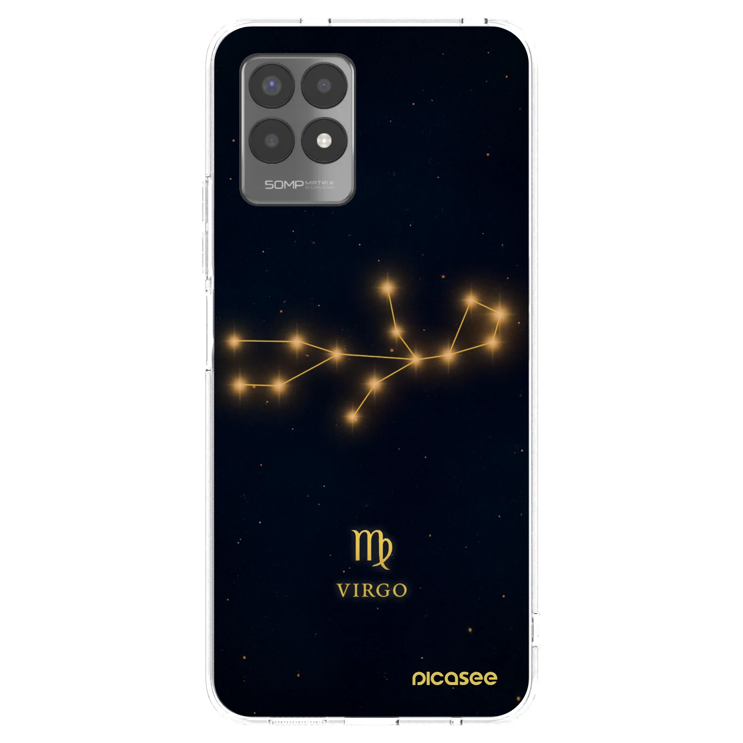 Picasee Realme 8i Hülle - Transparentes Silikon - VIRGO
