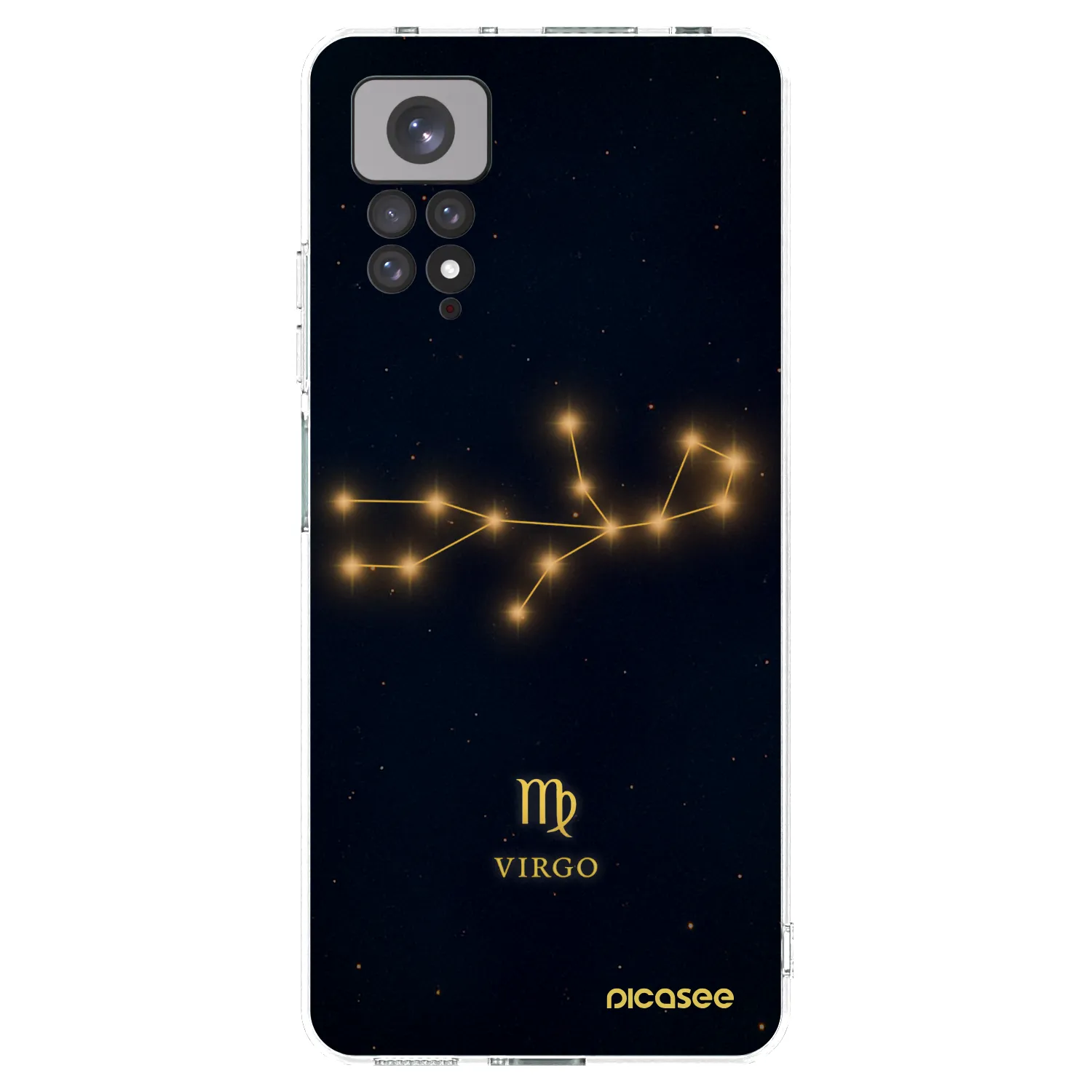 Picasee Xiaomi Redmi Note 11 Hülle - Transparentes Silikon - VIRGO