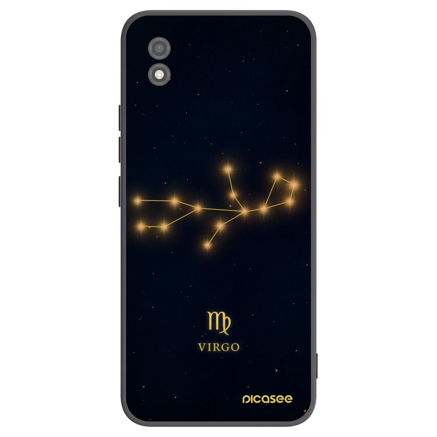 Picasee Realme C11 (2021) Hülle - Schwarzes Silikon - VIRGO