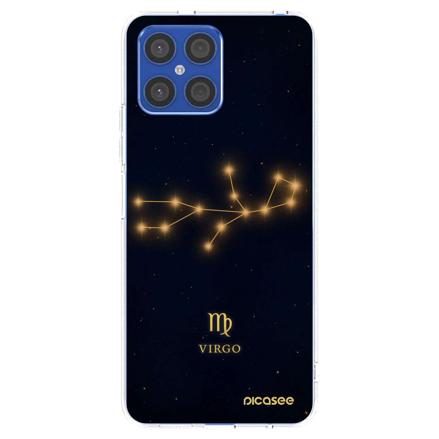 Picasee Honor X8 4G Hülle - Transparentes Silikon - VIRGO