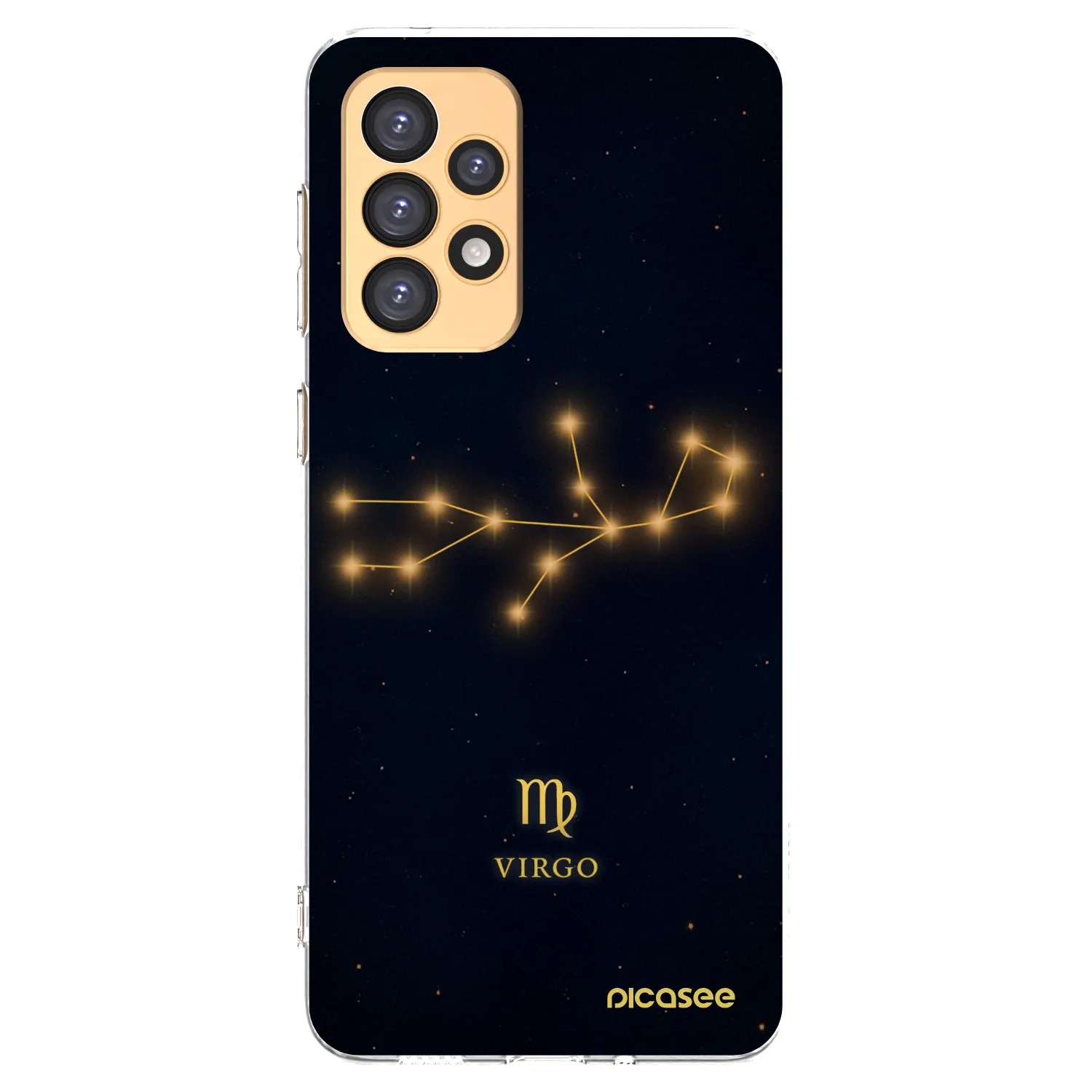 Picasee Samsung Galaxy A33 5G A336 Hülle - Transparentes Silikon - VIRGO