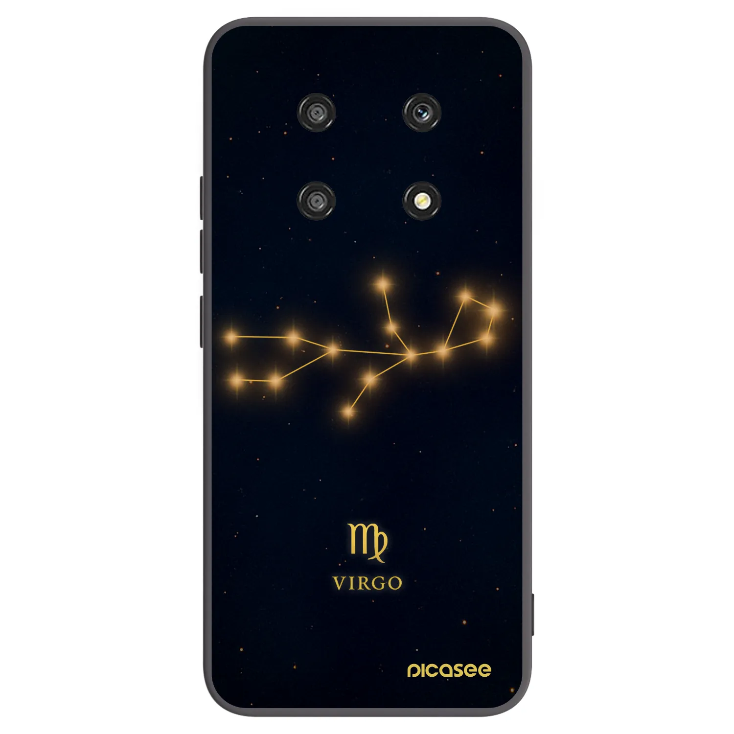 Picasee Honor Magic4 Lite 5G Hülle - Schwarzes Silikon - VIRGO