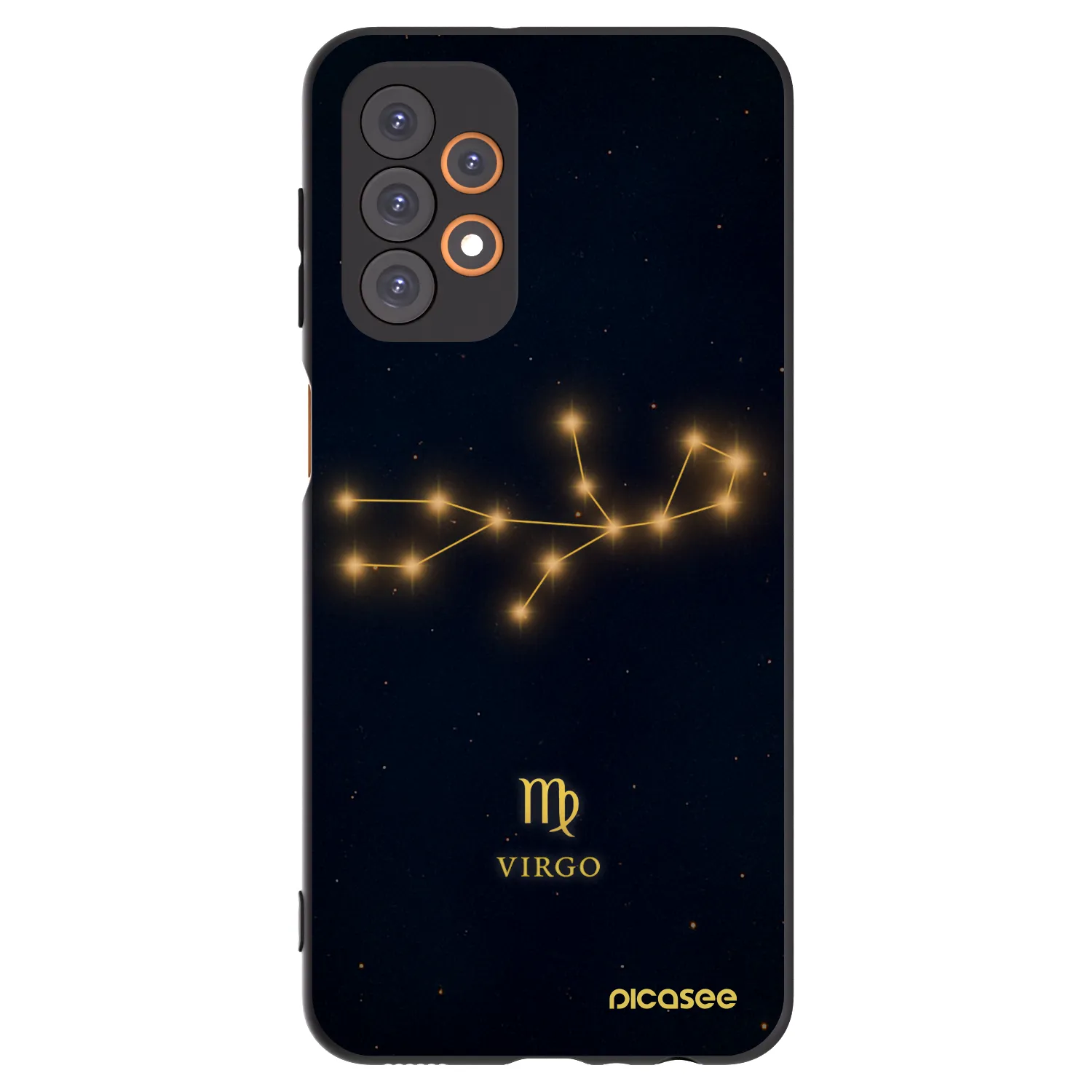 Picasee Samsung Galaxy A23 A235F 4G Hülle - Schwarzes Silikon - VIRGO