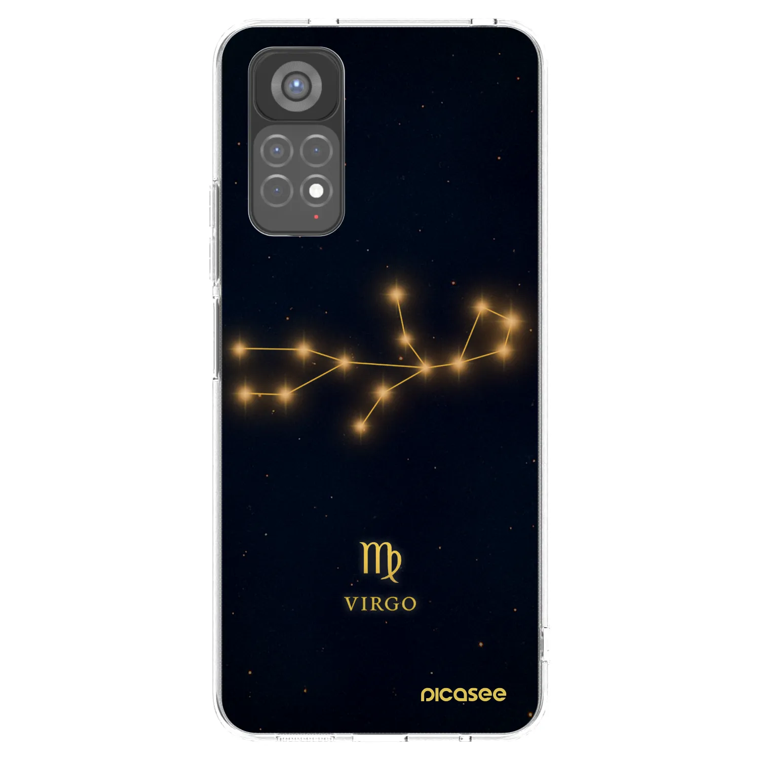 Picasee Xiaomi Redmi Note 11S 5G Hülle - Transparentes Silikon - VIRGO