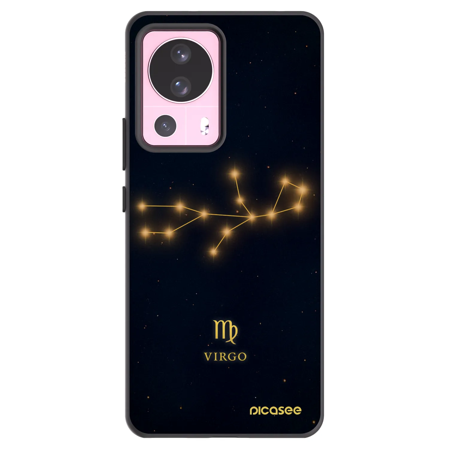 Picasee Xiaomi 13 Lite Hülle - Schwarzes Silikon - VIRGO
