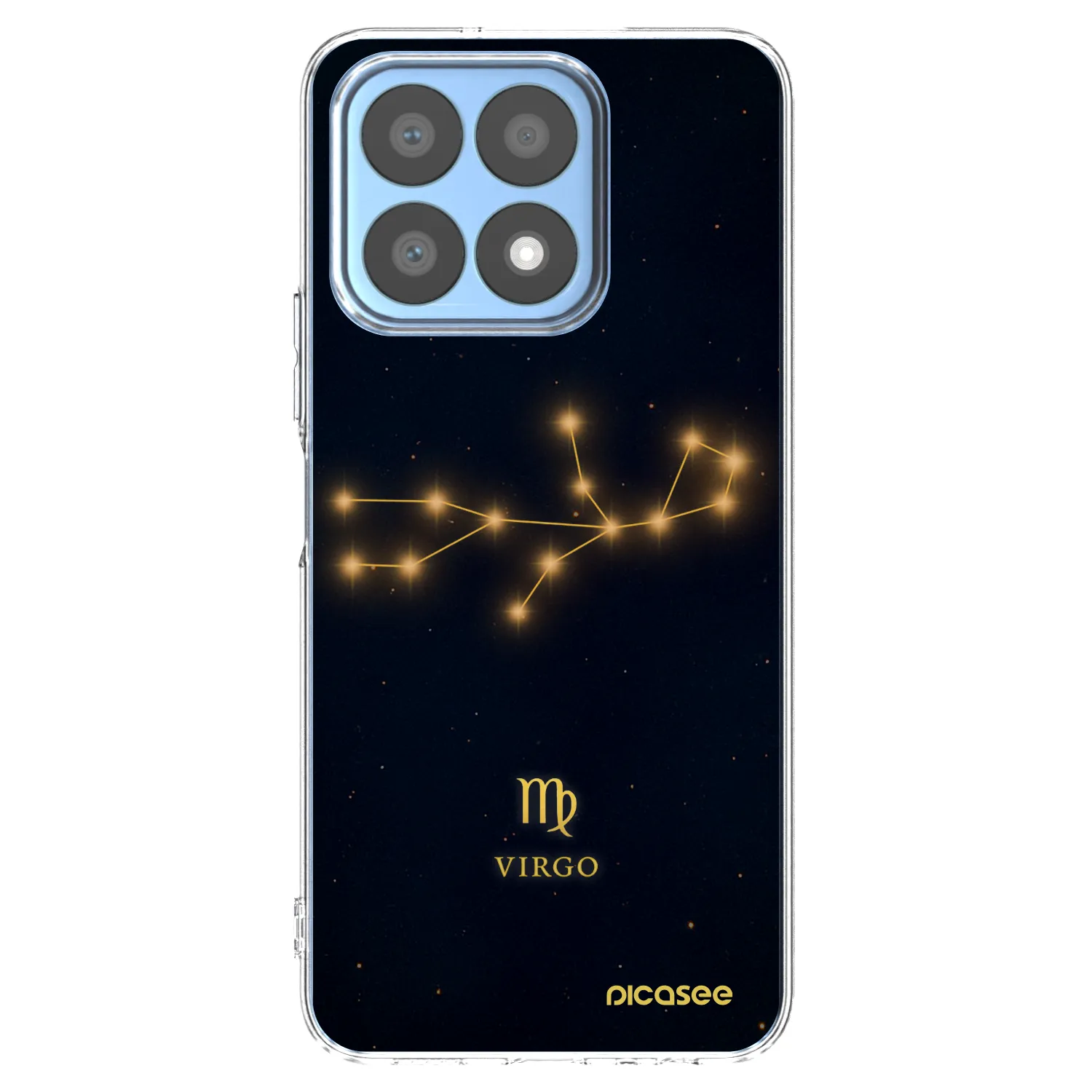 Picasee Honor X8a Hülle - Transparentes Silikon - VIRGO