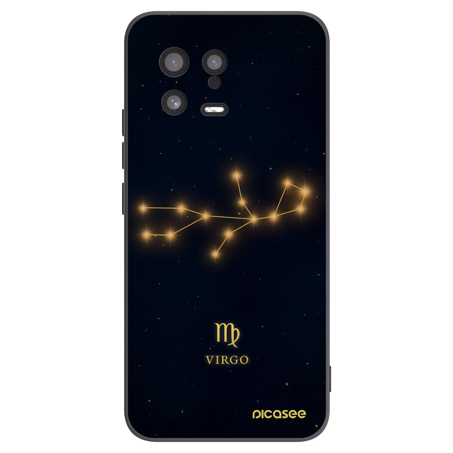Picasee Xiaomi 13 Hülle - Schwarzes Silikon - VIRGO