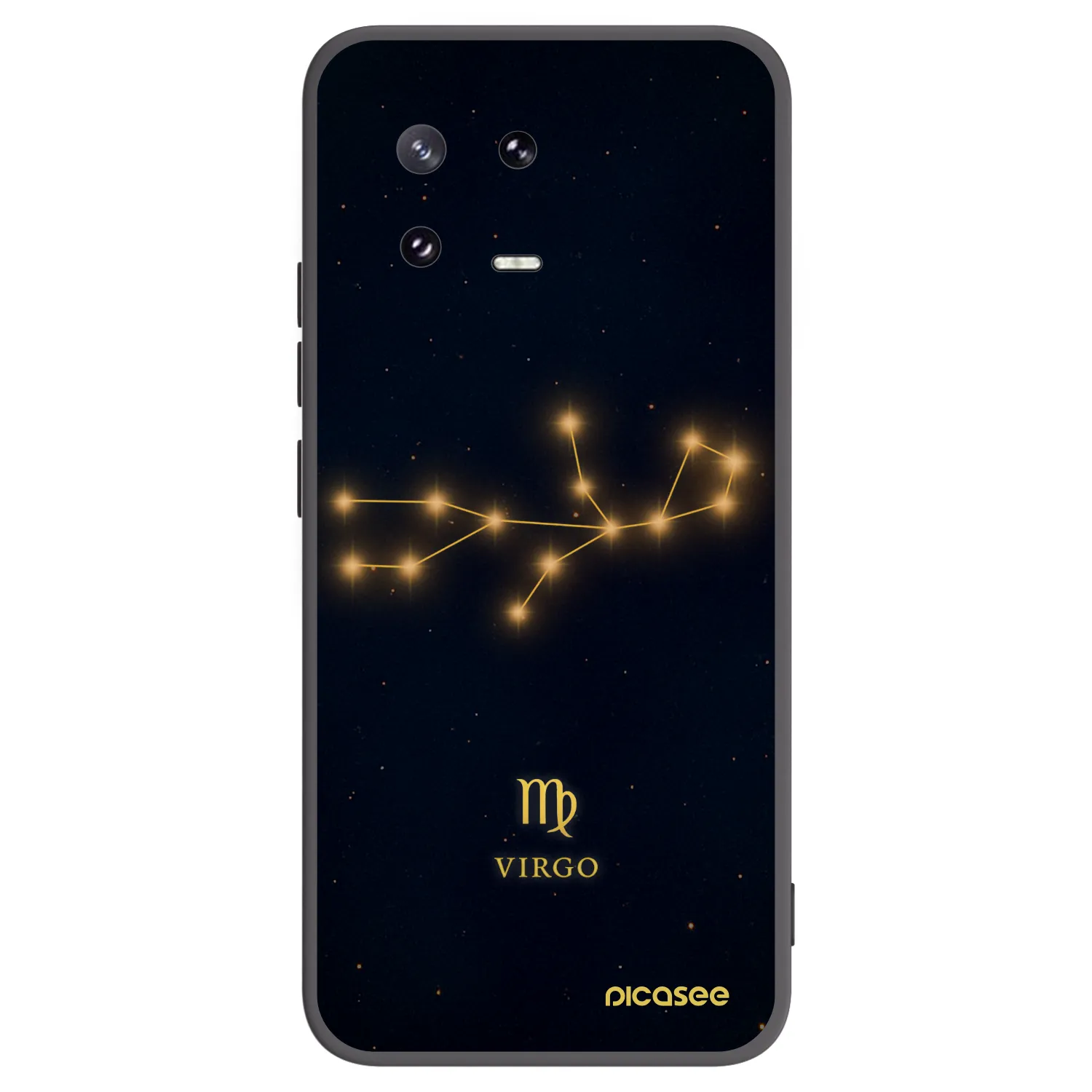 Picasee Xiaomi 13 Pro Hülle - Schwarzes Silikon - VIRGO
