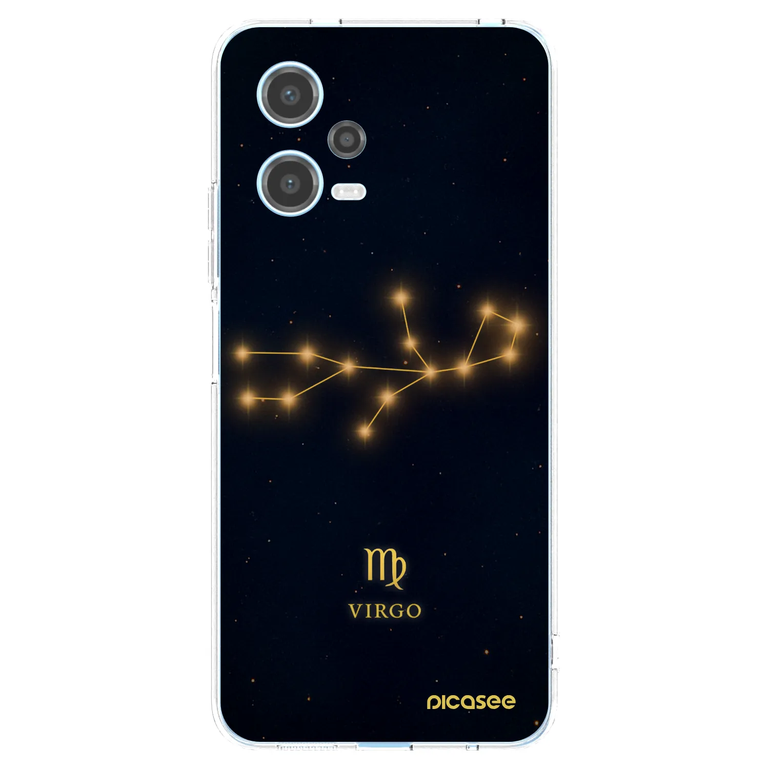 Picasee Xiaomi Redmi Note 12 5G Hülle - Transparentes Silikon - VIRGO