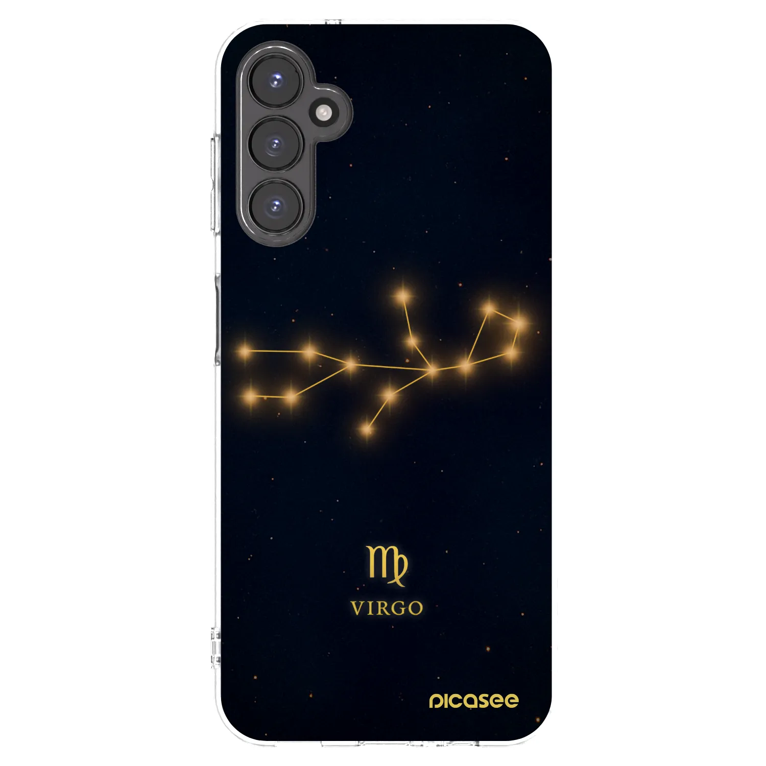 Picasee Samsung Galaxy A14 4G A145R Hülle - Transparentes Silikon - VIRGO