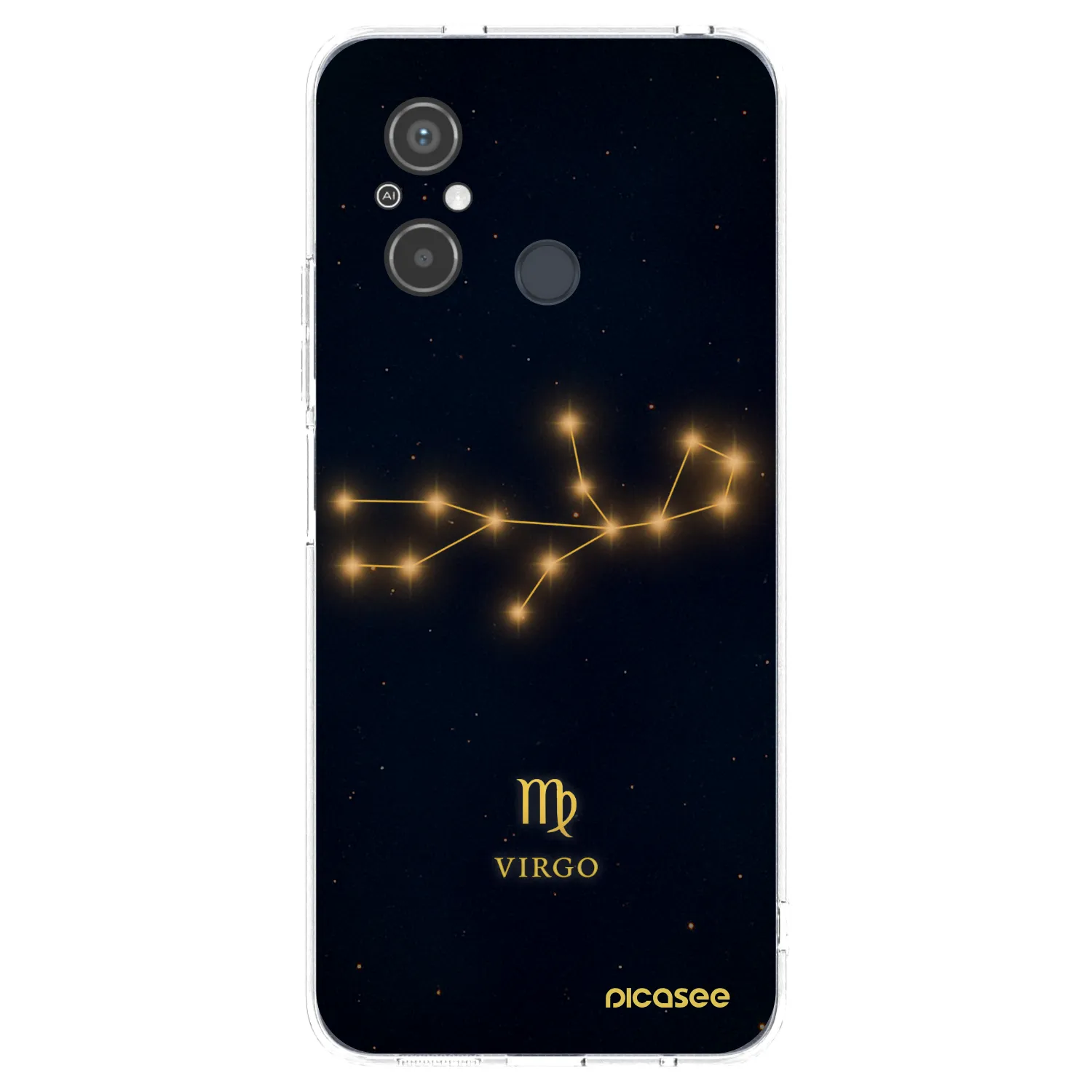 Picasee Xiaomi Redmi 12C Hülle - Transparentes Silikon - VIRGO