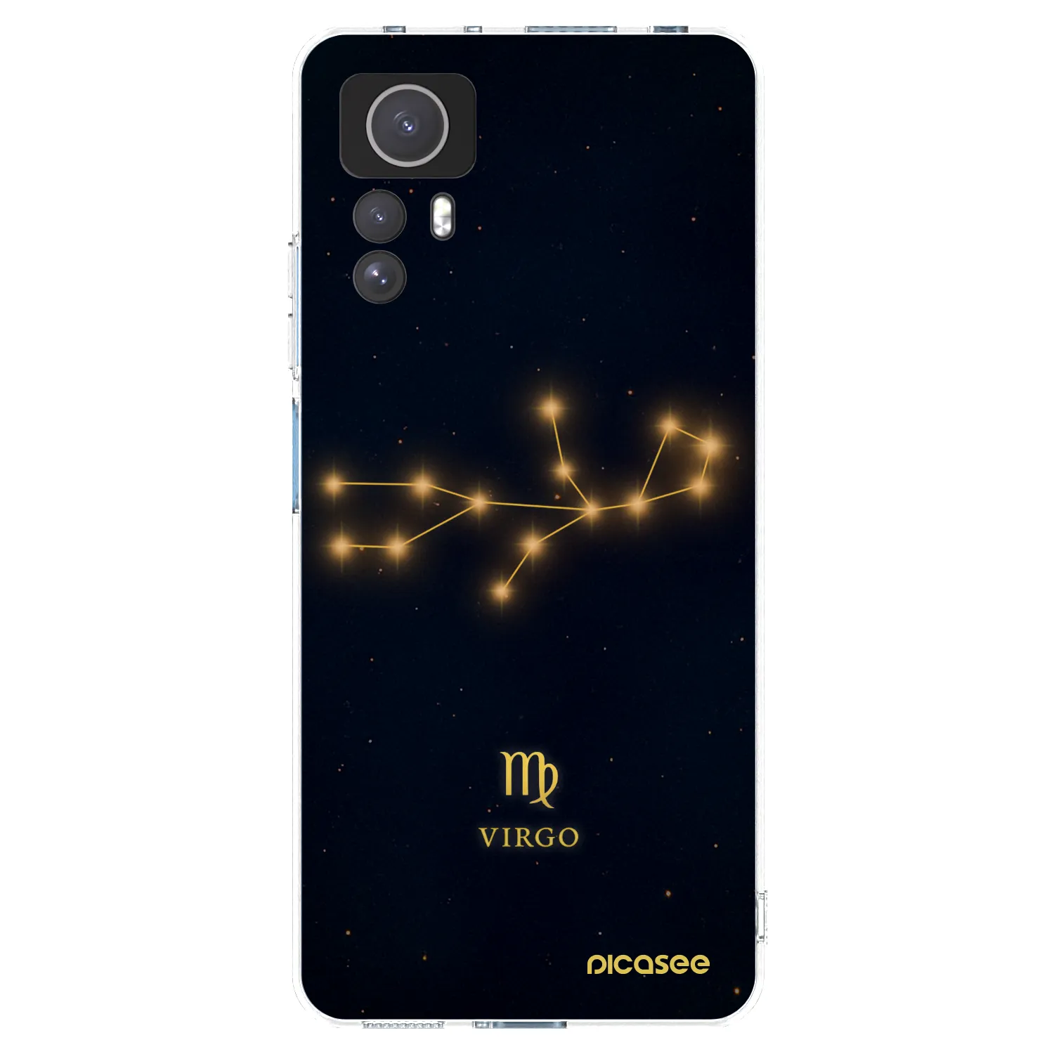 Picasee Xiaomi Redmi Note 12S Hülle - Transparentes Silikon - VIRGO