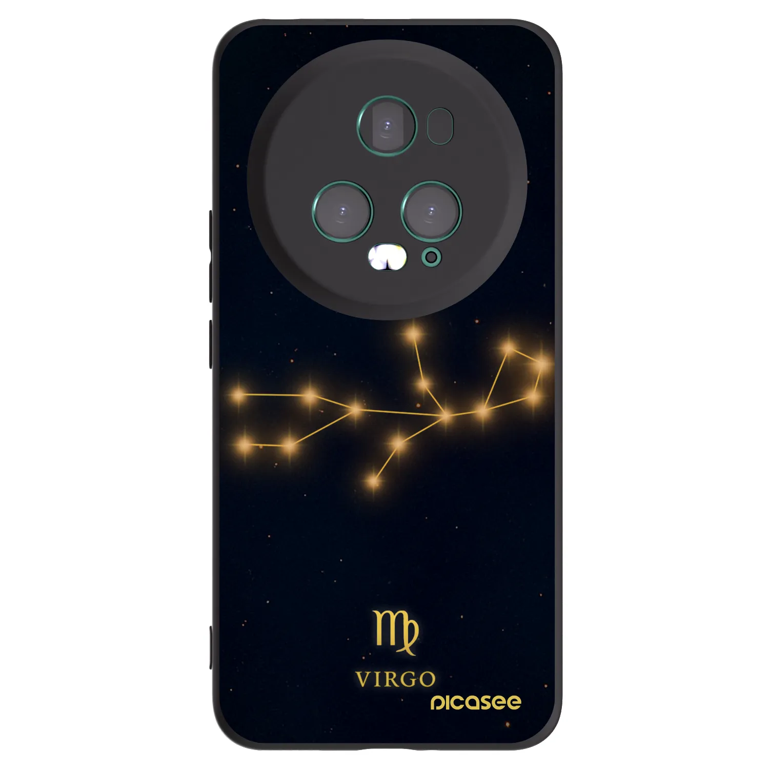 Picasee Honor Magic5 Pro Hülle - Schwarzes Silikon - VIRGO