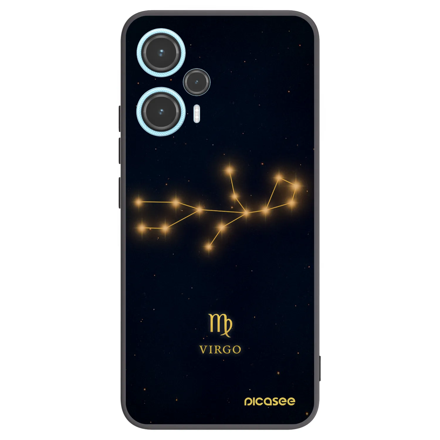 Picasee Xiaomi Poco F5 Hülle - Schwarzes Silikon - VIRGO