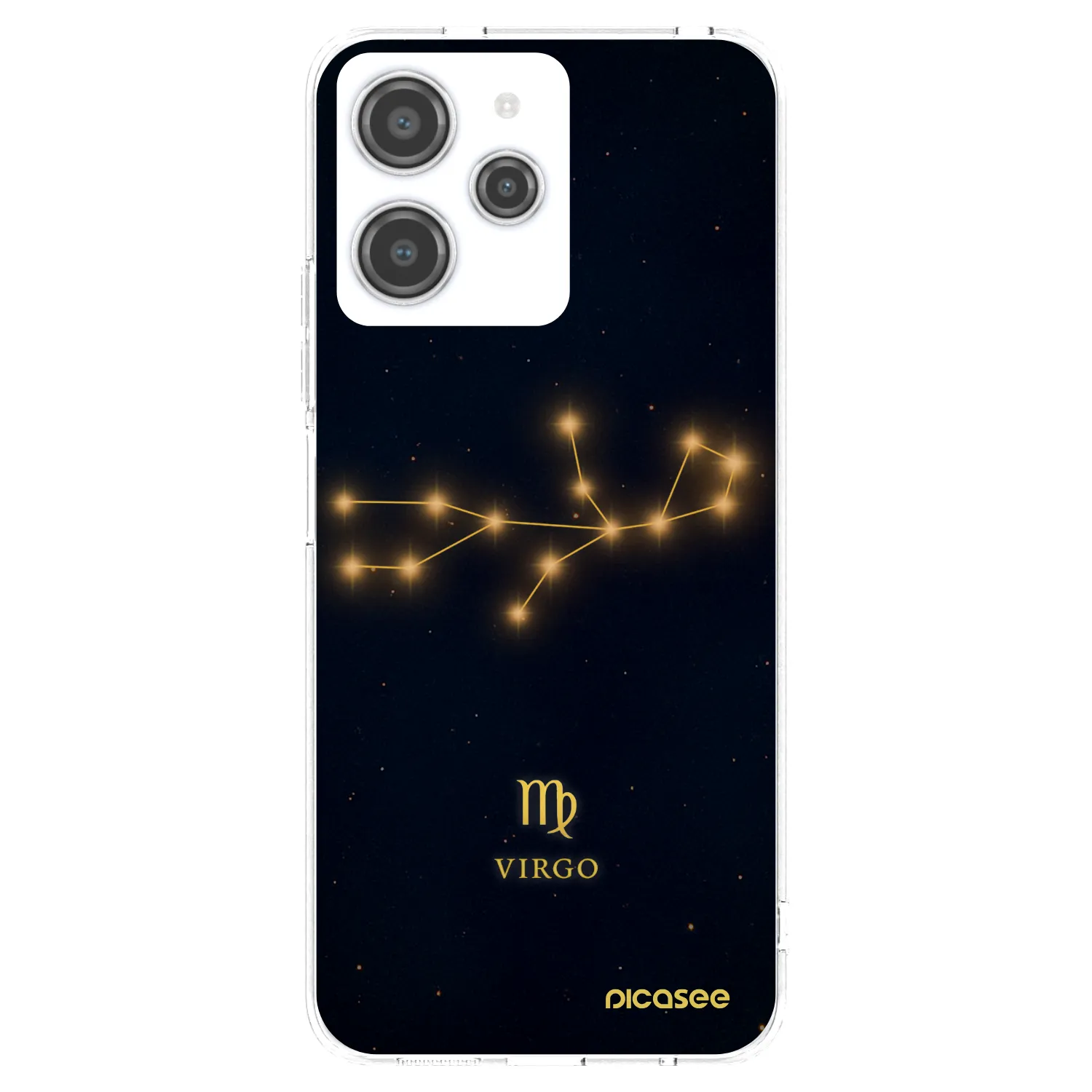 Picasee Xiaomi Redmi 12 4G Hülle - Transparentes Silikon - VIRGO