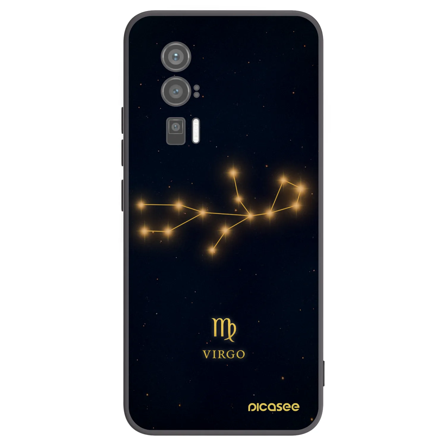 Picasee Xiaomi Poco F5 Pro 5G Hülle - Schwarzes Silikon - VIRGO