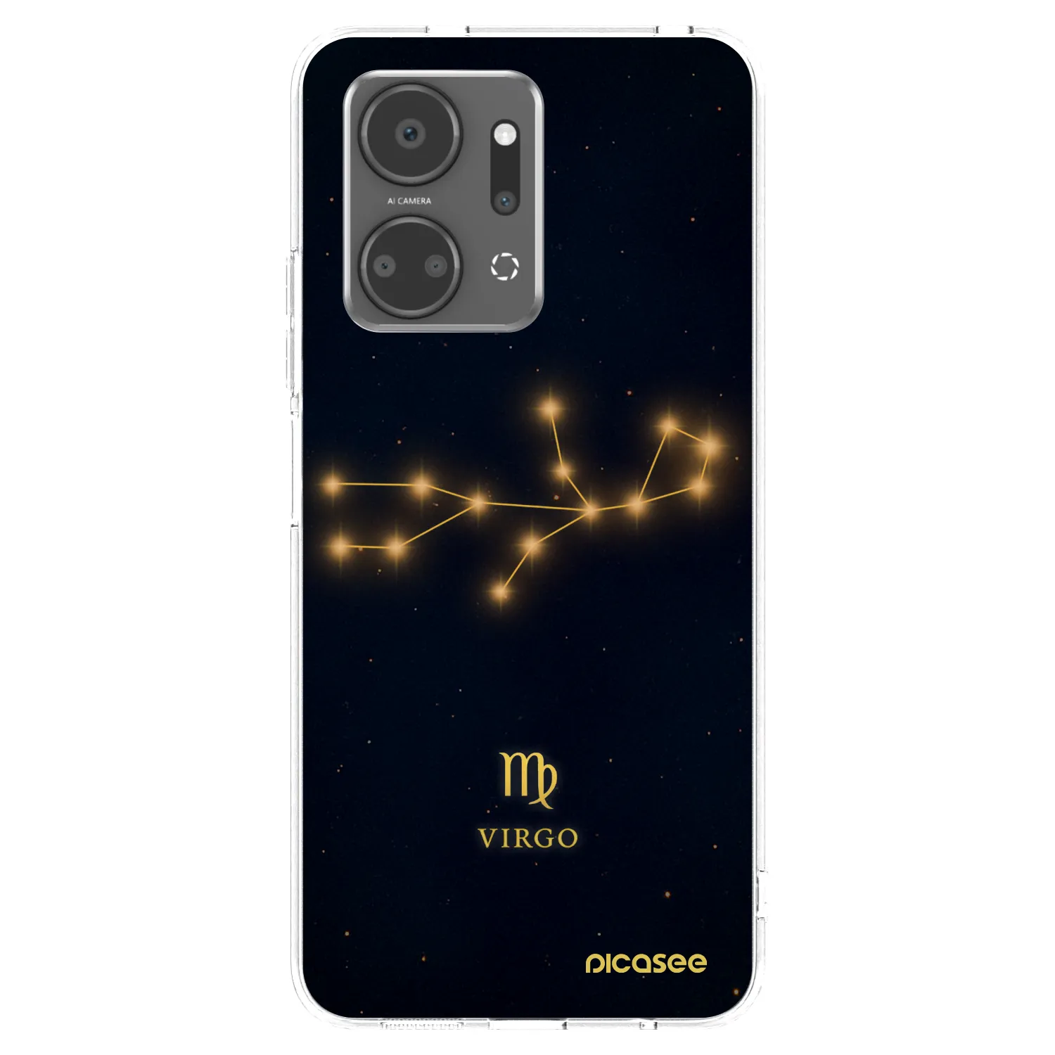 Picasee Honor X7a Hülle - Transparentes Silikon - VIRGO