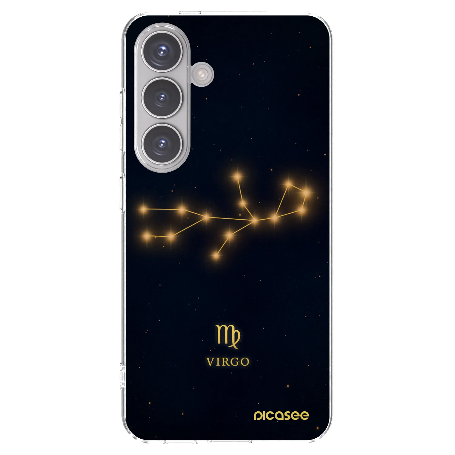 Picasee Samsung Galaxy S24 S921B 5G Hülle - Transparentes Silikon - VIRGO