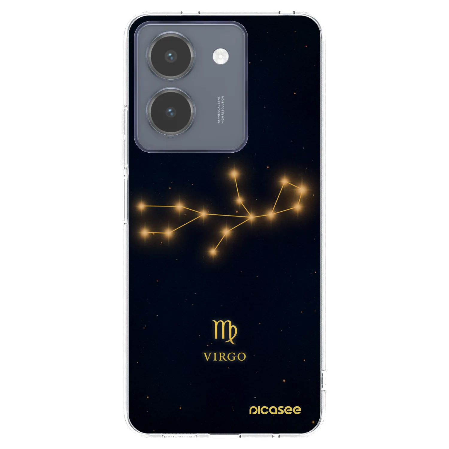 Picasee Vivo Y36 4G Hülle - Transparentes Silikon - VIRGO