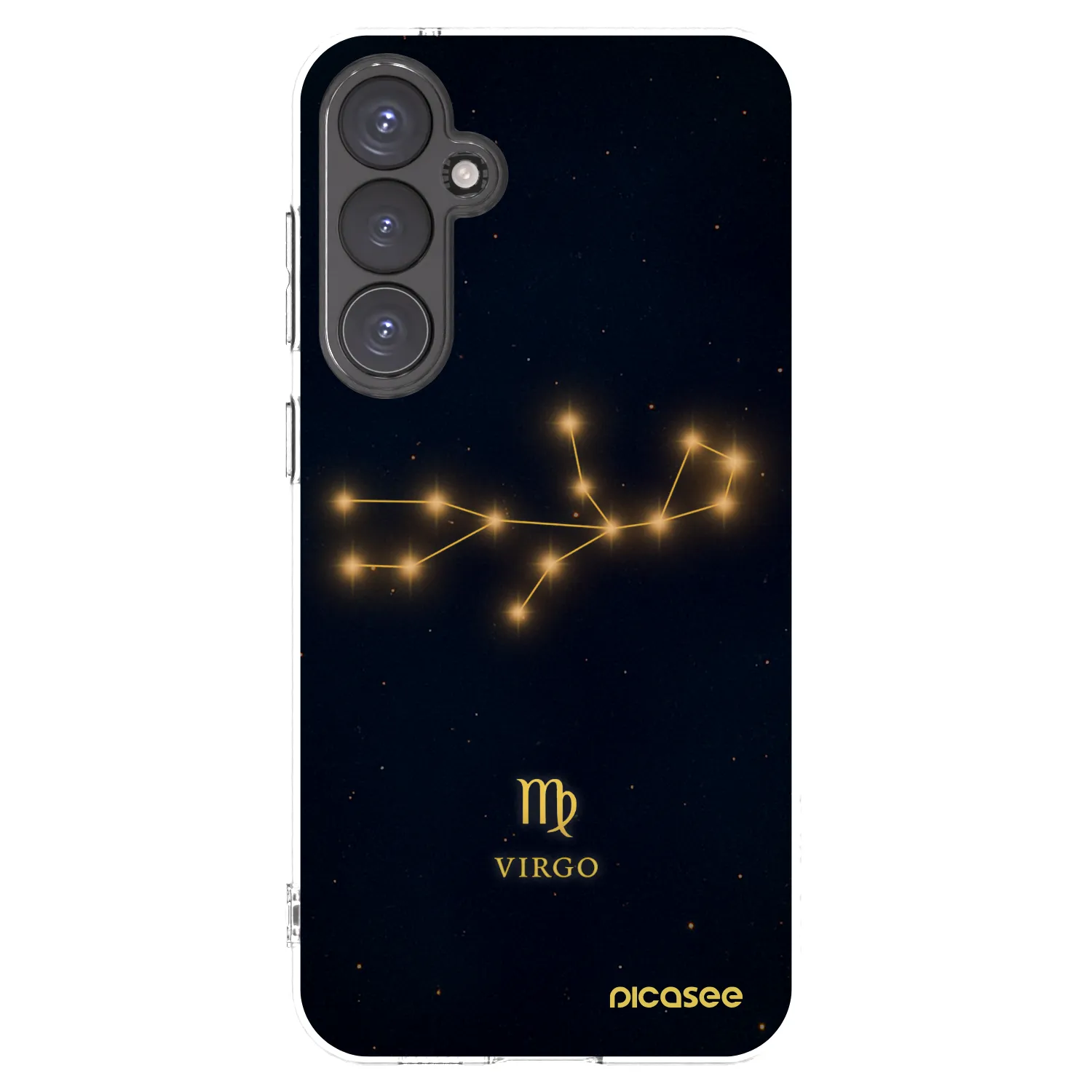 Picasee Samsung Galaxy S23 FE S711B Hülle - Transparentes Silikon - VIRGO