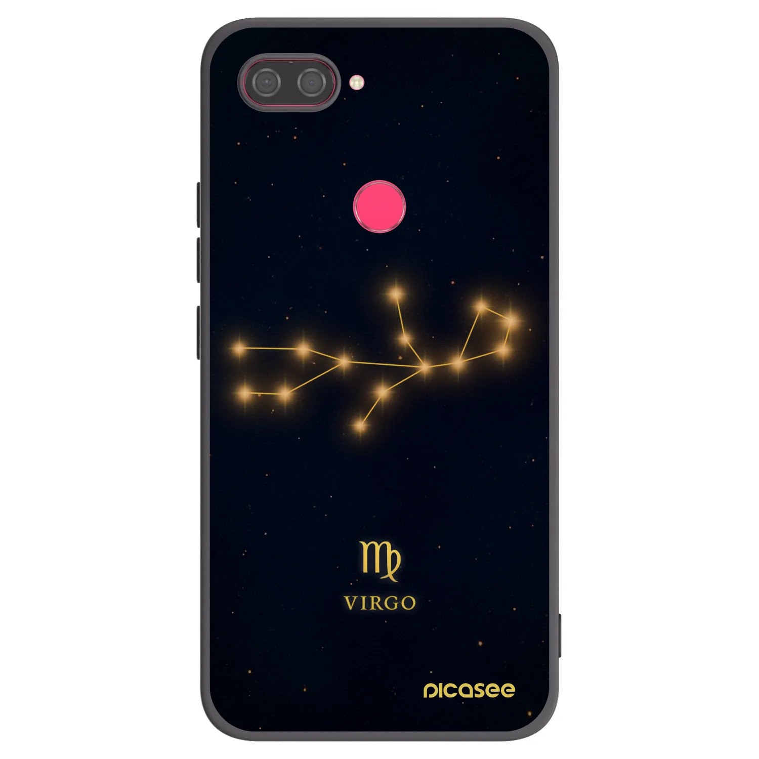 Picasee Xiaomi Mi 8 Lite Hülle - Schwarzes Silikon - VIRGO