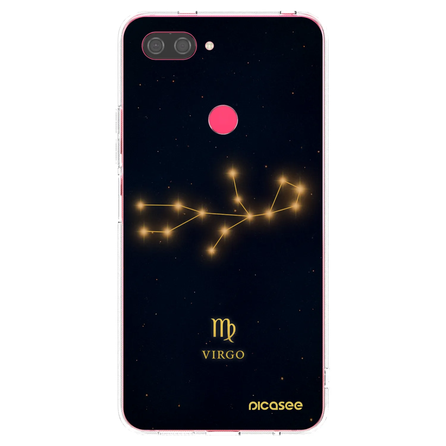 Picasee Xiaomi Mi 8 Lite Hülle - Transparentes Silikon - VIRGO