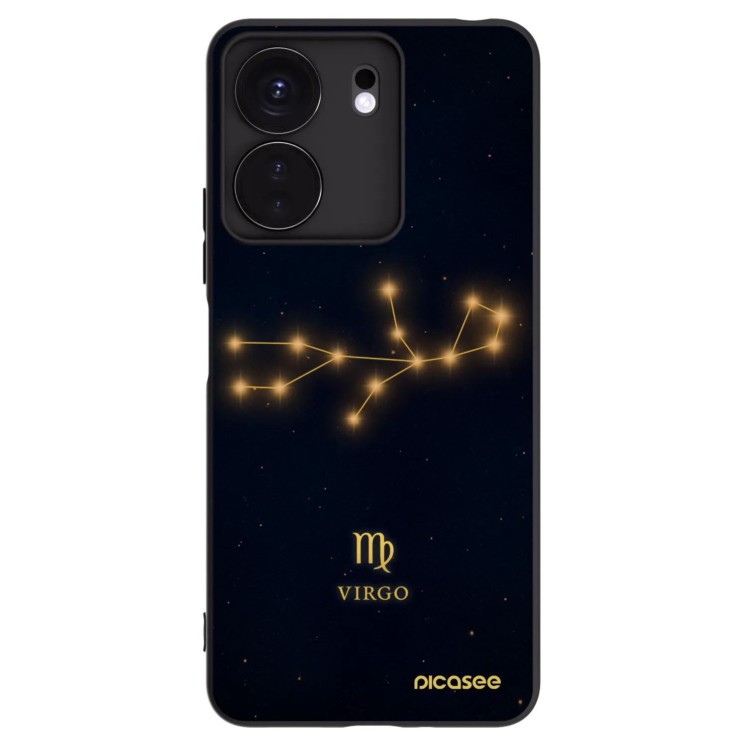 Picasee Xiaomi Redmi 13C 4G Hülle - Schwarzes Silikon - VIRGO