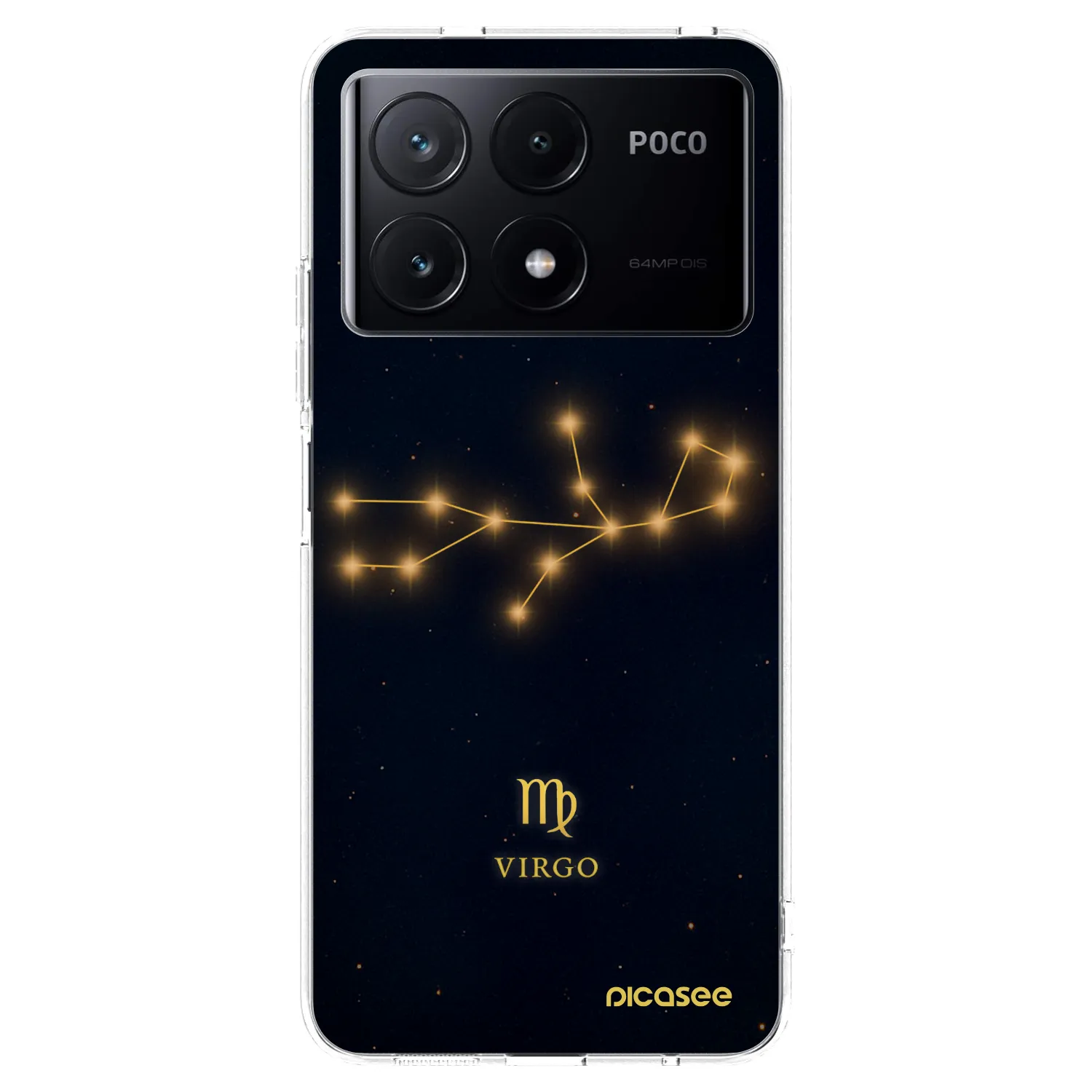 Picasee Xiaomi Poco X6 Pro Hülle - Transparentes Silikon - VIRGO