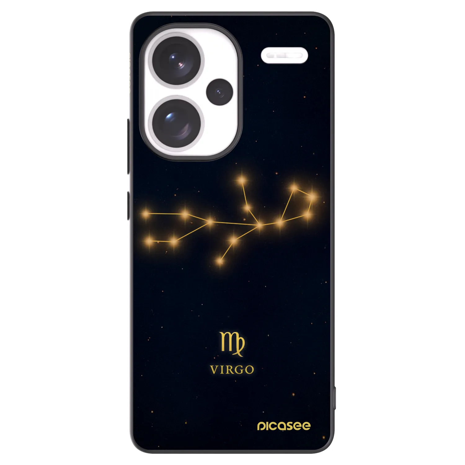 Picasee Xiaomi Redmi Note 13 Pro+ 5G Hülle - Schwarzes Silikon - VIRGO