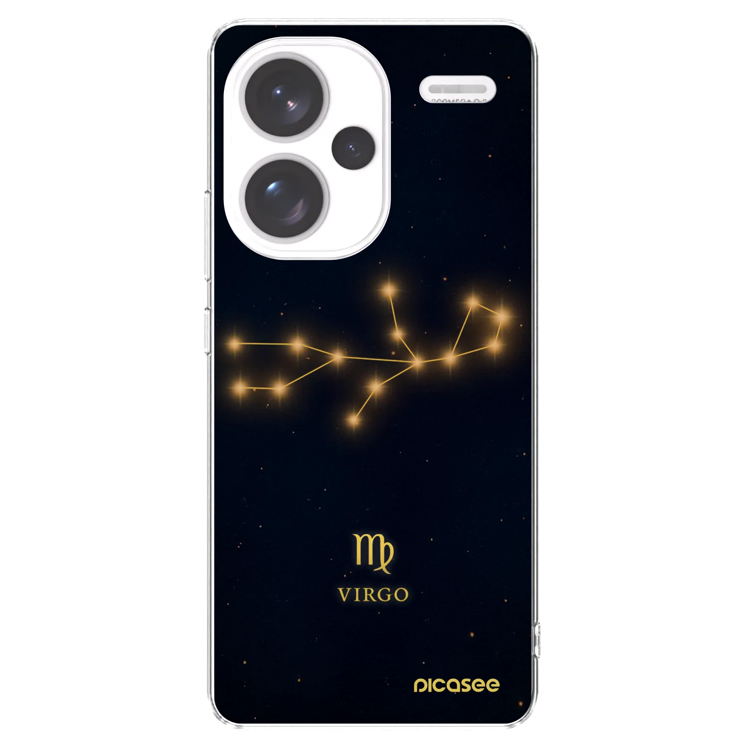 Picasee Xiaomi Redmi Note 13 Pro+ 5G Hülle - Transparentes Silikon - VIRGO