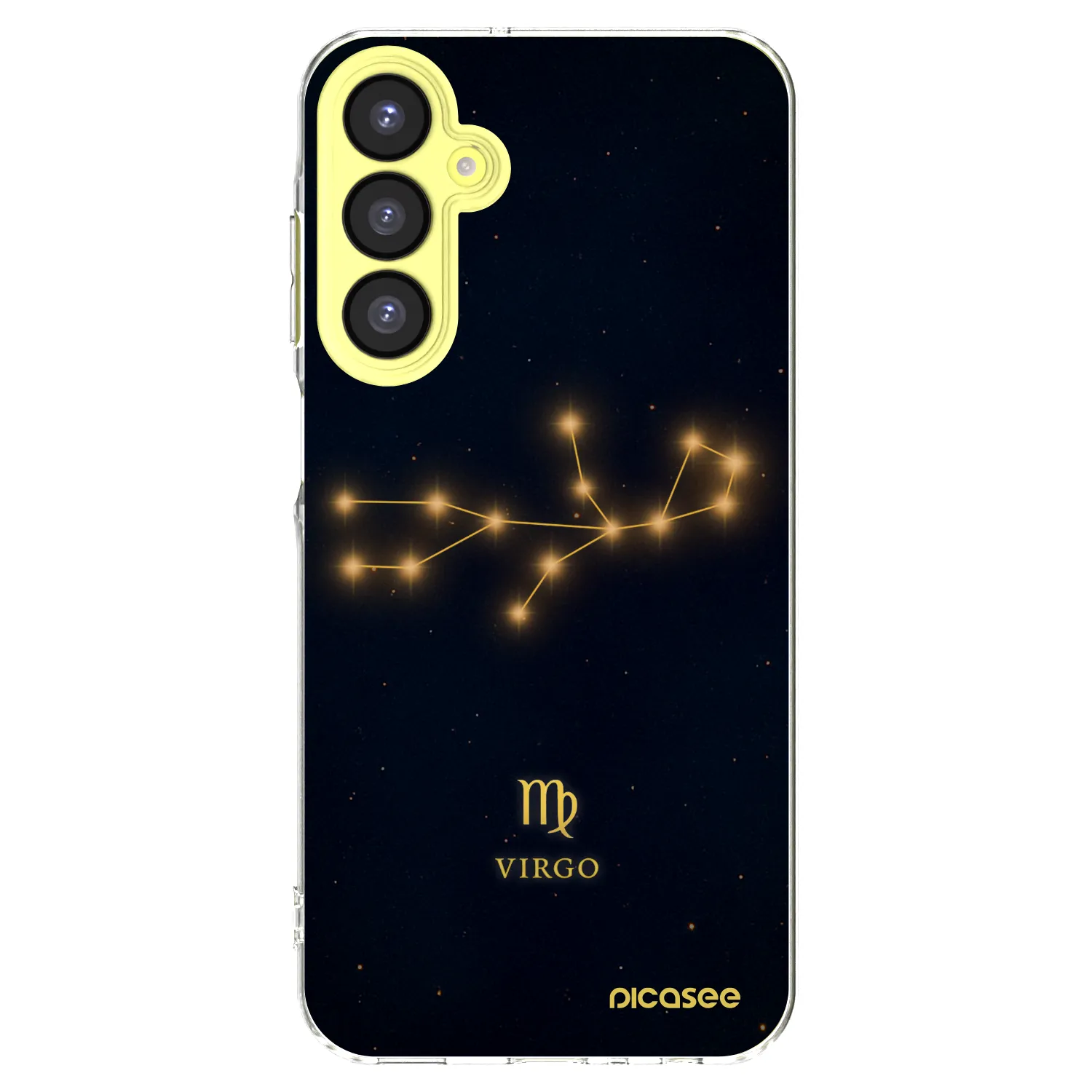 Picasee Samsung Galaxy A25 A256B 5G Hülle - Transparentes Silikon - VIRGO
