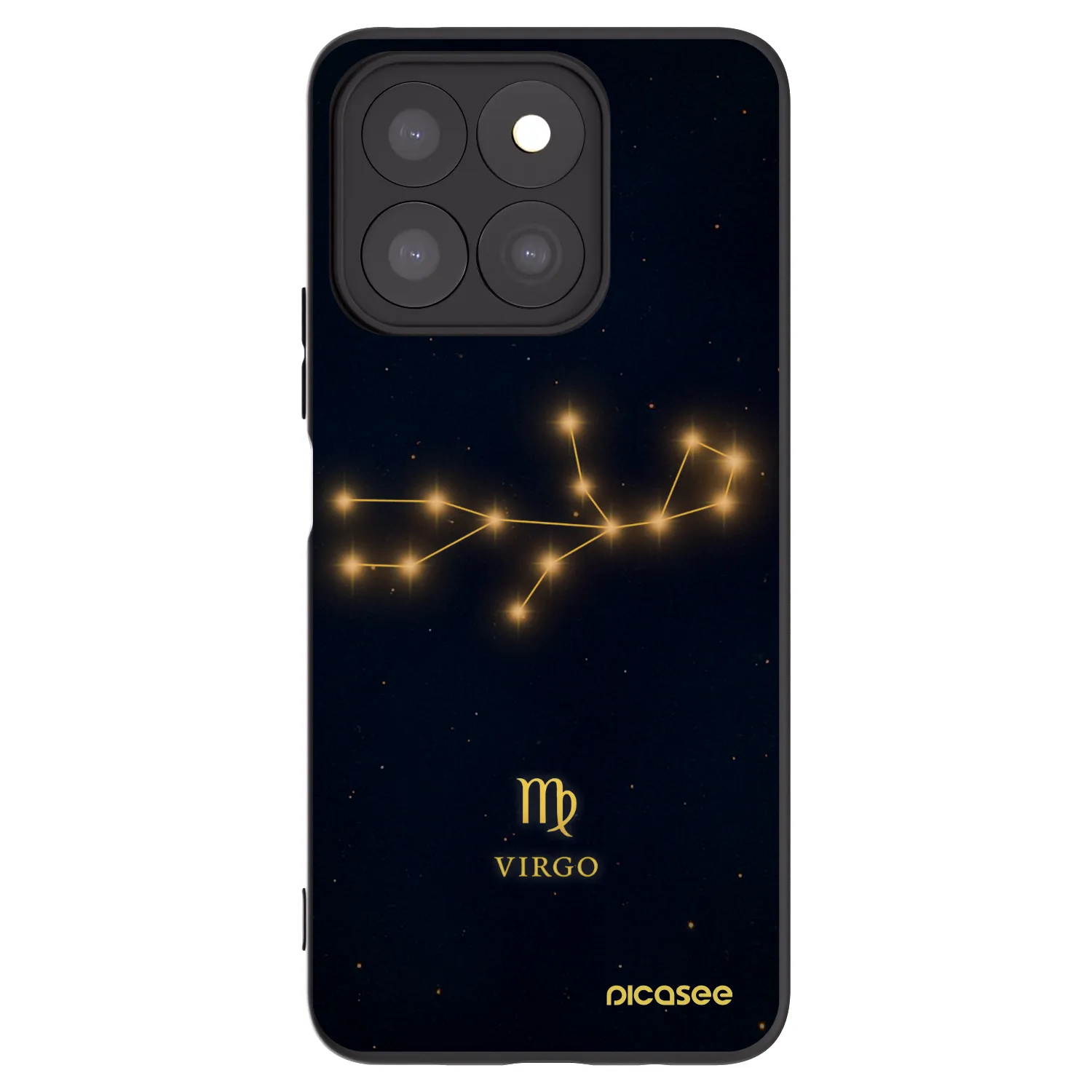 Picasee Honor X8b Hülle - Schwarzes Silikon - VIRGO