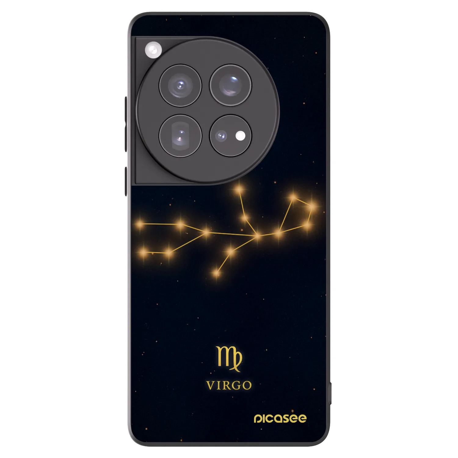 Picasee OnePlus 12 5G Hülle - Schwarzes Silikon - VIRGO