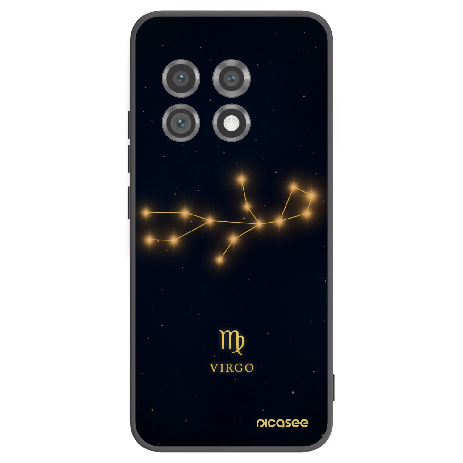 Picasee OnePlus 11 5G Hülle - Schwarzes Silikon - VIRGO